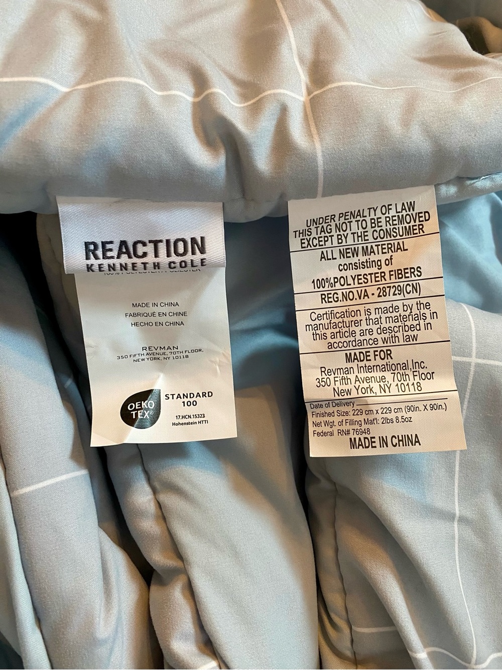 Reaction Kenneth Cole Queen Size Comforter - Picture 6 of 6